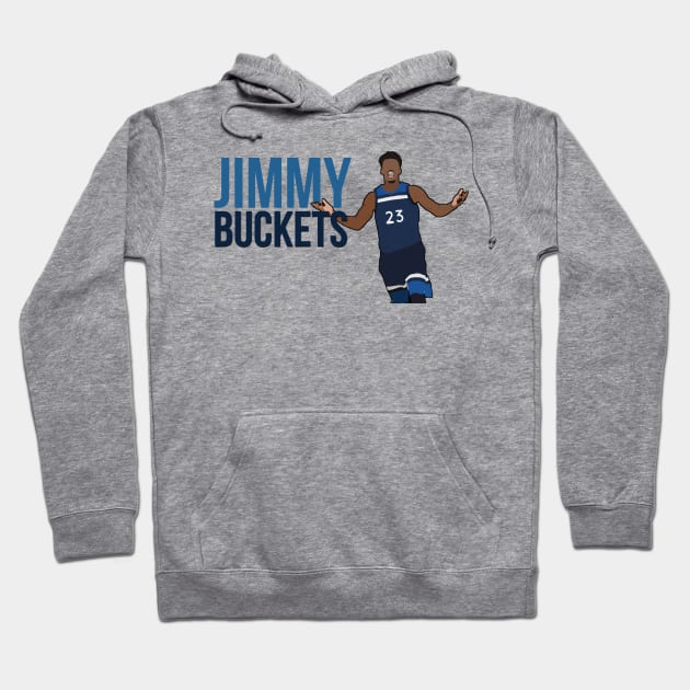 Jimmy Butler - Jimmy Buckets Hoodie by xavierjfong